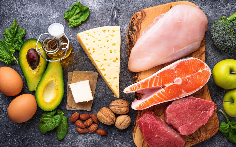 Keto dietos maisto produktai