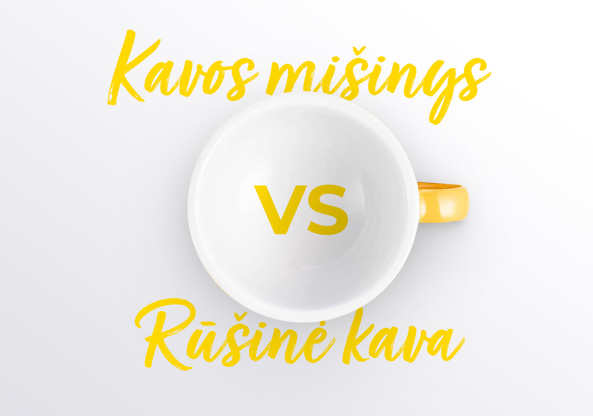 Kavos pupelės: kavos mišinys ar rūšinė kava 